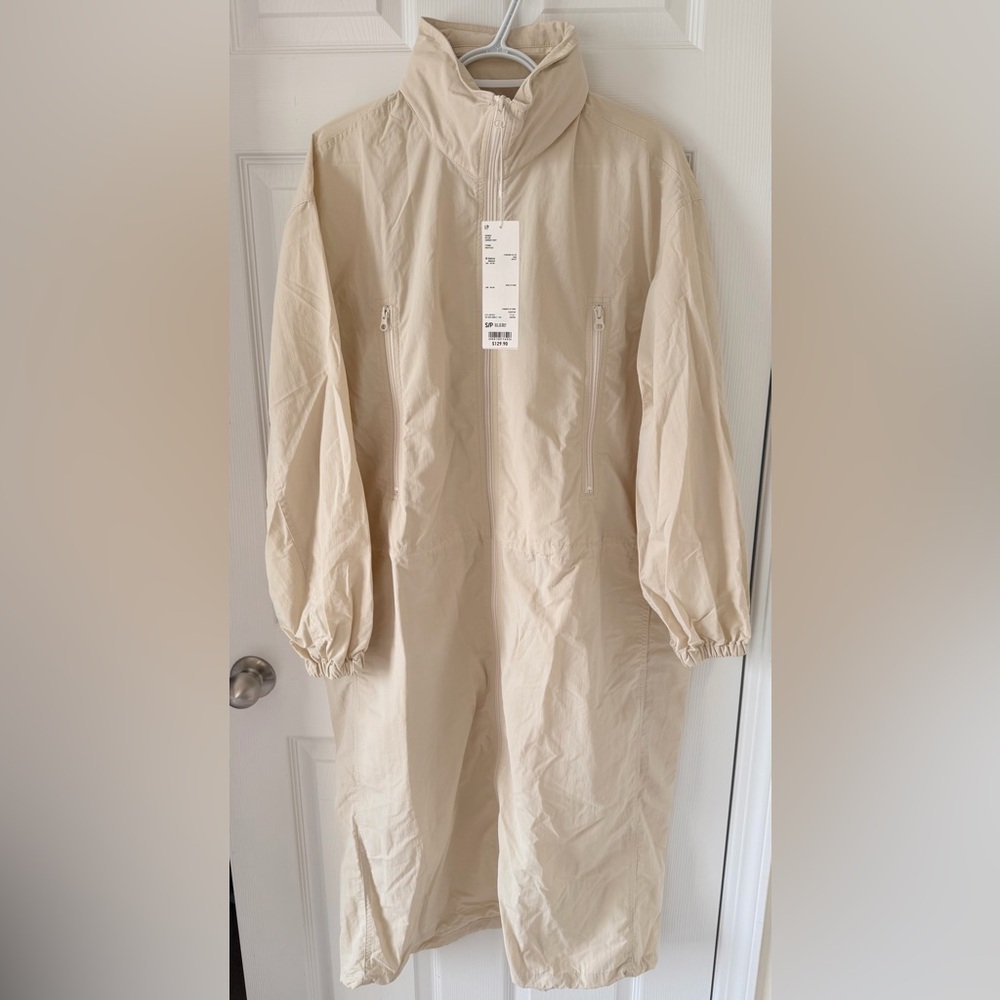UNIQLO Long Hoodie Rain Coat - New with tag
